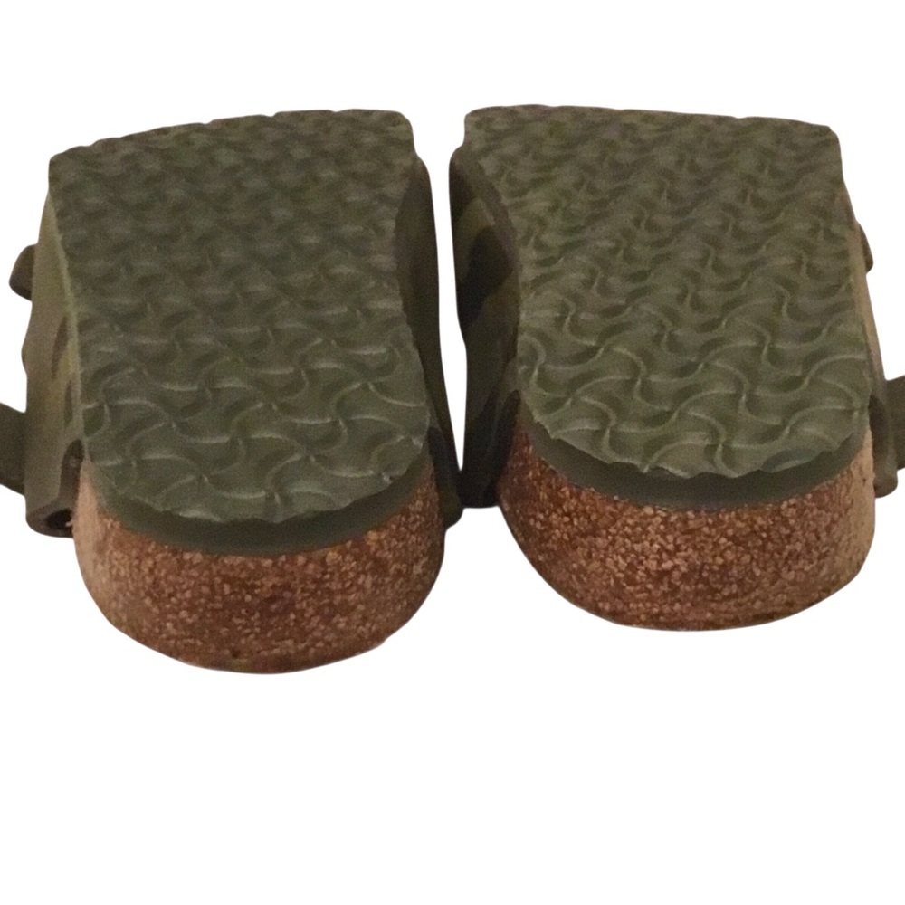 Birkenstock Kids Arizona Camo Green Birko-Flor Double Strap Slip-on Sandal Sz:1 - Picture 14 of 15